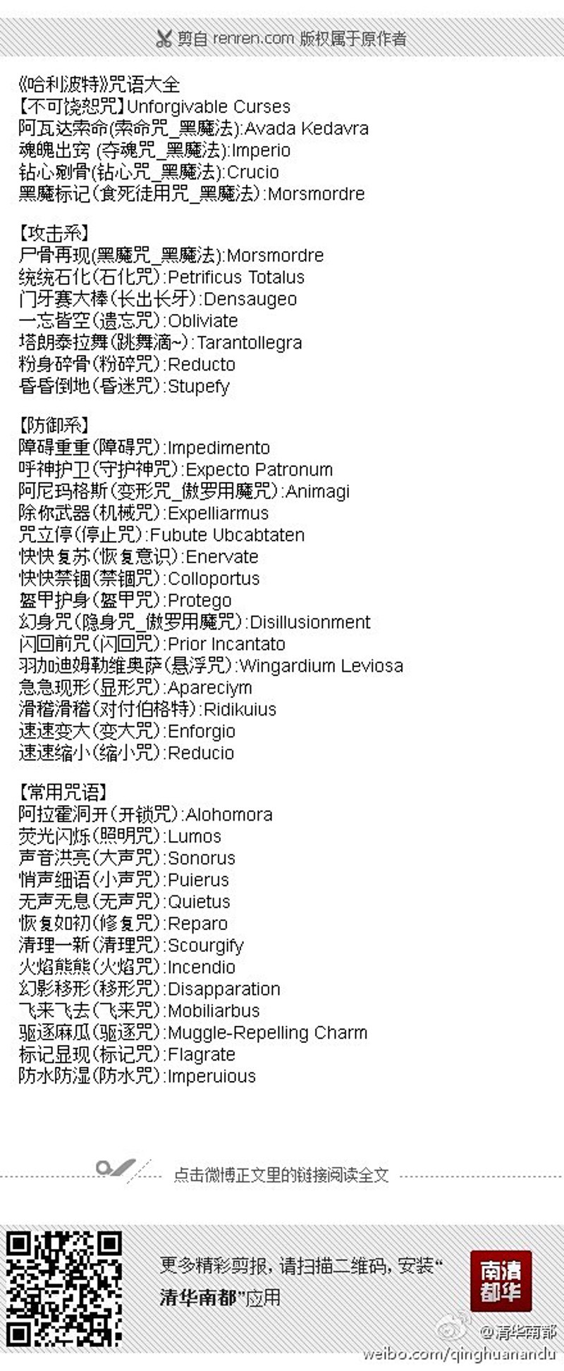 哈利波特语料